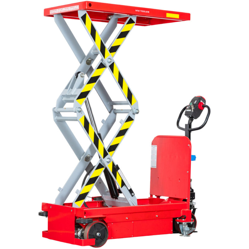 Mw Tools - Table élévatrice électrique automotrice 910kg Hauteur de 1850 mm et plateau 1020 x 610mm WTE90018T