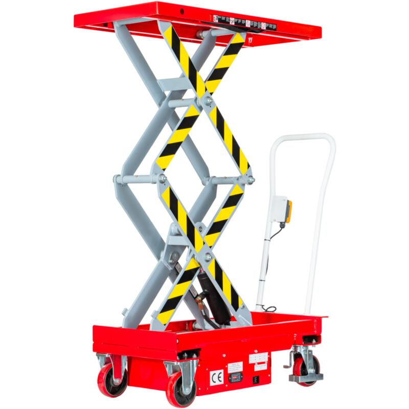 Table élévatrice électrique mobile 500 kg 1010x520mm Hauteur 1618mm MW Tools WTE50016