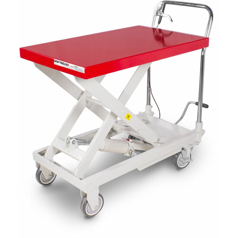 Mw Tools - Table élévatrice hydraulique mobile à ciseaux 500 kg WT500