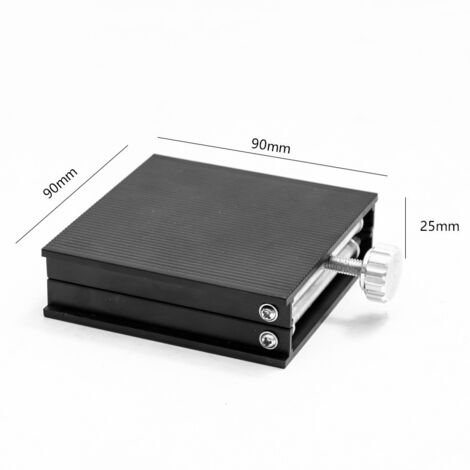 Table élévatrice noire, support de laboratoire, plateforme élévatrice scientifique à ciseaux