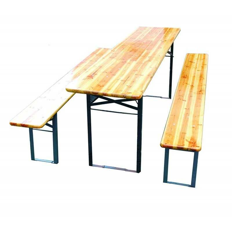 Table en bois Brasserie Blinky