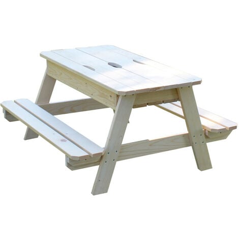 Table en bois pour enfant avec bac à sable intégré - Soulet