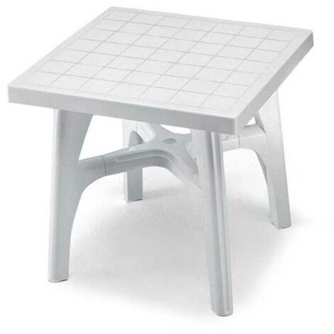 Table en résine Quadromax Blanc 80X 80 1015 Scab