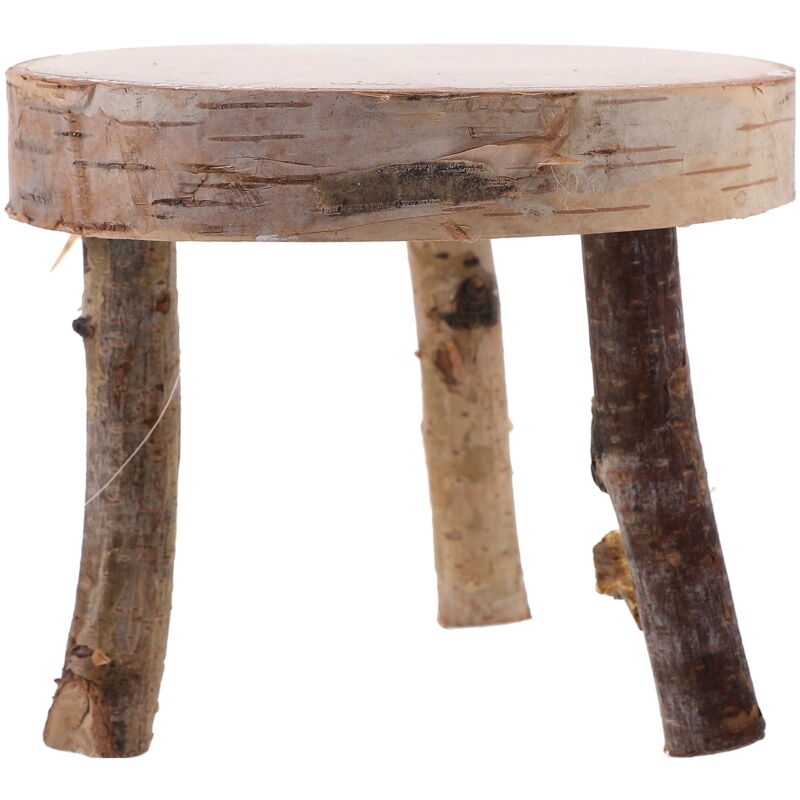 Feiyue - Table en tranches de bois 1 pièce Table en tranches de bois diy Table en bois brut Accessoire photo Ornement artisanal en bois