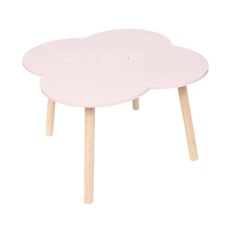 Table Enfant Filet 'Douceur Fleur' 51cm Rose