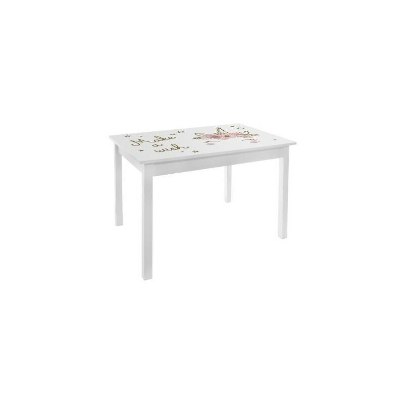 Ac-déco - Table pour enfant - Make a wish - 77 x 55 x 48 cm - Livraison gratuite