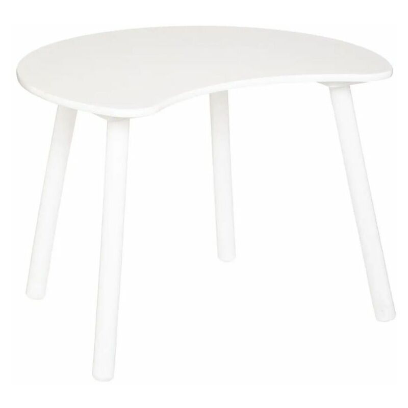 Table Enfant Lune Douceur 60cm Blanc