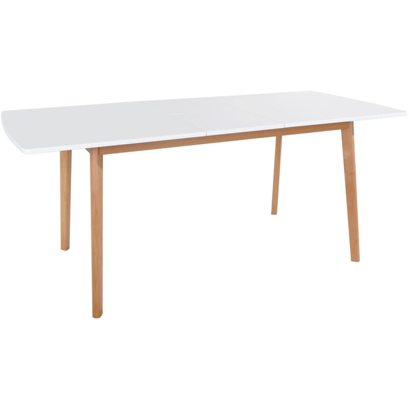 Happy Garden - Table extensible helga 120 / 160cm blanche