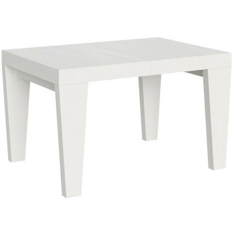 Table à manger extensible 200-250 cm décor béton et noir - APEX