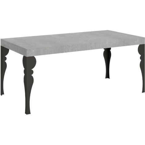 Table extensible 90x180/284 cm Paxon Cemento structure Anthracite