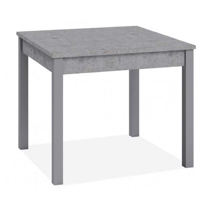 Table extensible 90x60 cm ciment - Cuneo