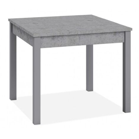 Table extensible 90x60 cm ciment - Cuneo