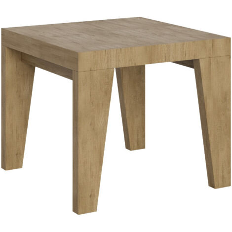 Table extensible 90x90/246 cm Naxy Premium Chêne Nature