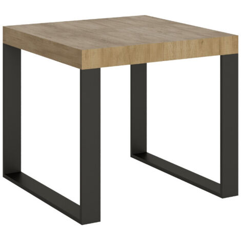 Table extensible 90x90/246 cm Tecno Premium Quercia Natura