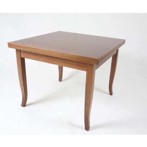 Table extensible 90x90 noyer