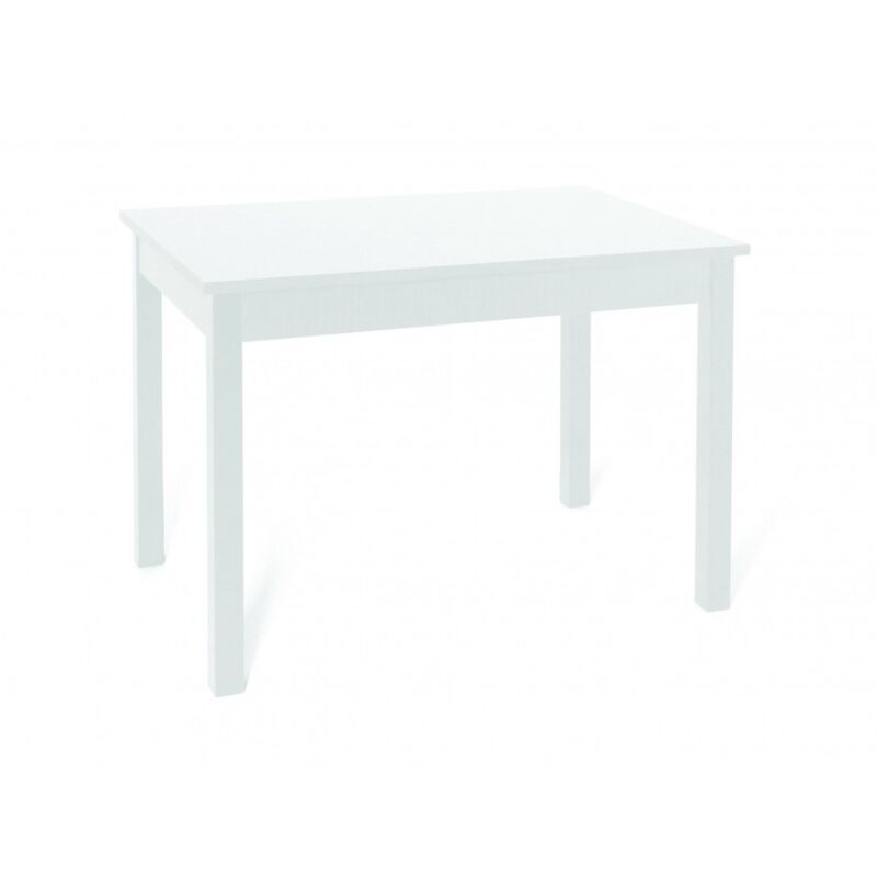 Table extensible blanc frêne 110x70 cm - Cuneo