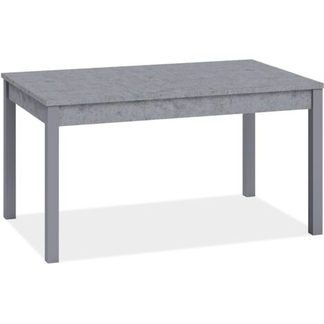 Table extensible en béton 120x80 cm - Cuneo