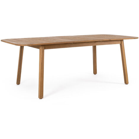 Table extensible en bois d'acacia 160-210x100