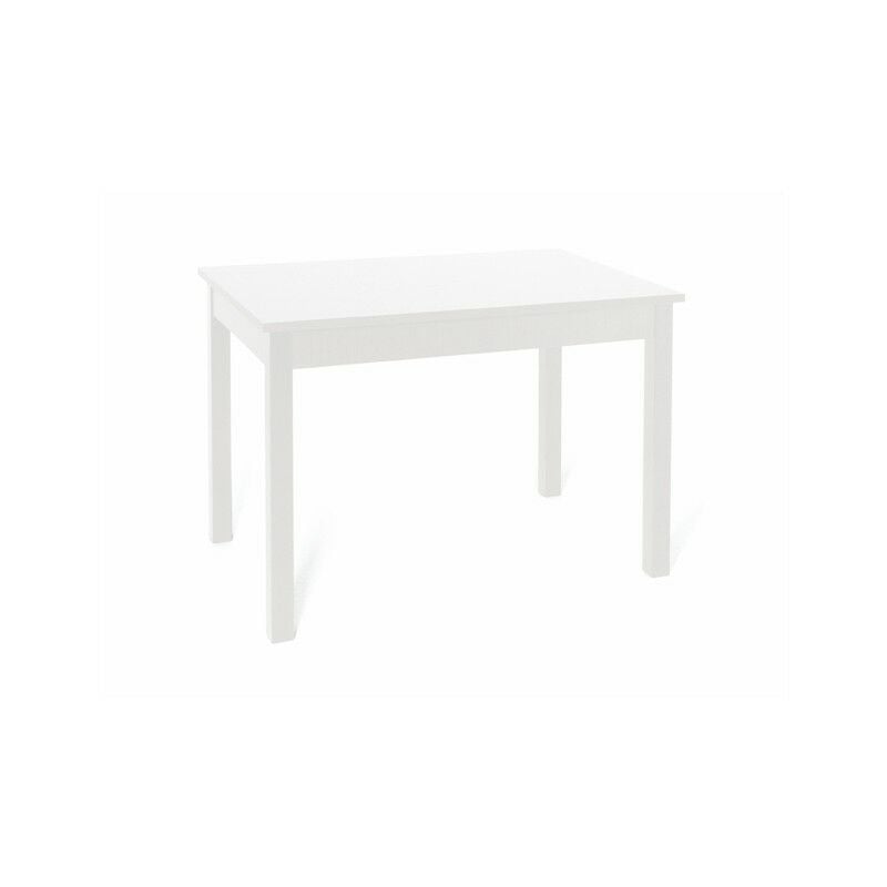 Argonauta - Table extensible en frêne blanc en bois mélaminé cm 70x110 - 150
