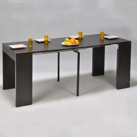 Table extensible NOVA 45-90-135-180cm / Wengé/ 180x80x76 cm