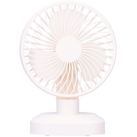 Table Fan Adjustable Portable Mini Fan 3‑Speeds Desktop Fan for Office Home USB Charging