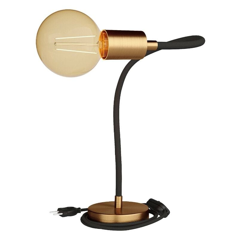 Creative Cables - Creative-cables table flex 1xe27 max 53w bronze satiné - abm21otsflotsrm04eun