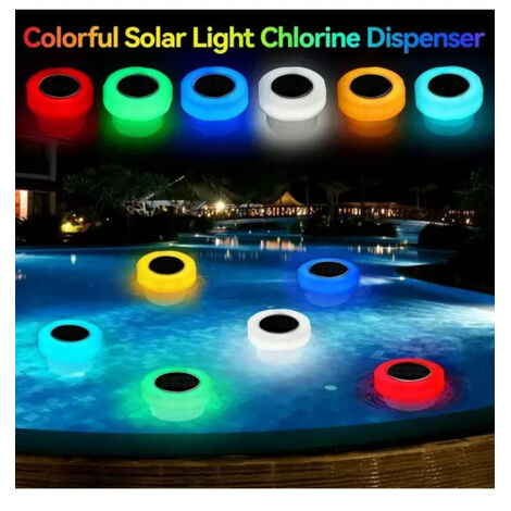 Table Flotante Para Piscina Avec Dispensador Flotante De Lu