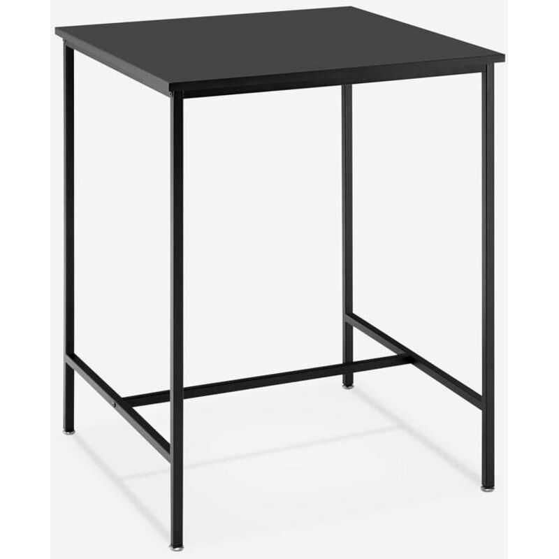 Ahd Amazing Home Design – Table haute 70x70cm bistrot en métal noir – Hauteur 92cm – Design moderne et minimaliste – Pour bars et cuisines Ahd Amazing Home Design – Table haute 70x70cm bistrot en métal noir – Hauteur 92cm – Design moderne et minimaliste – Pour bars et cuisines