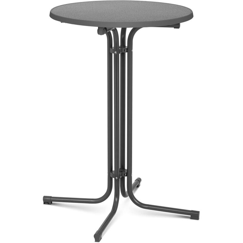 Tableau debout - ø 70 cm - pliable - gris
