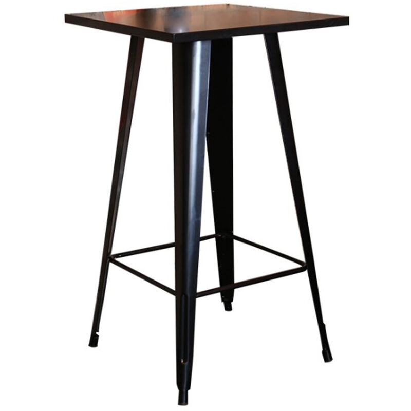 Wyctin - Table haute et bar,60*60*103cm ,Style industriel,table à manger pour cuisine ou bar