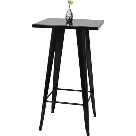 Pied de table haute style Industriel en IPN forme de X