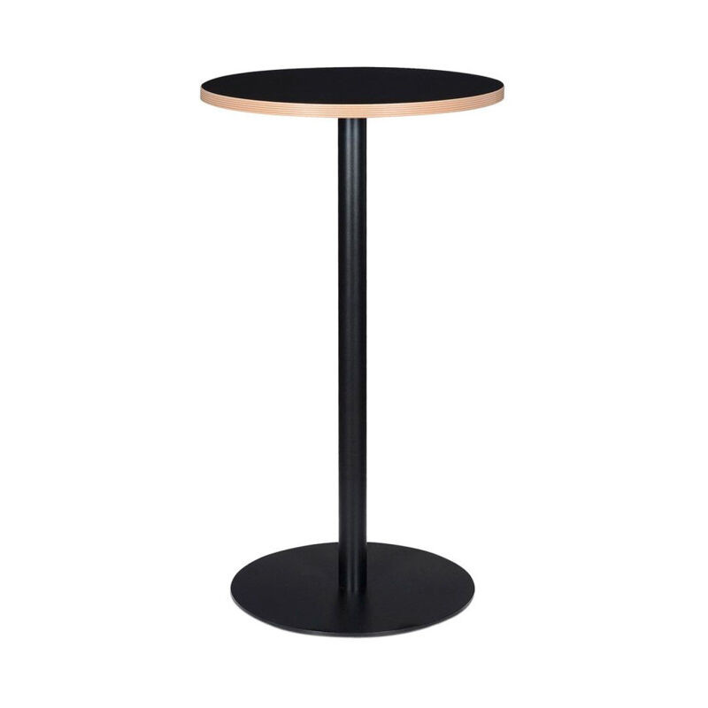 Table Haute Mange-Debout "Vanessa" 105cm Noir