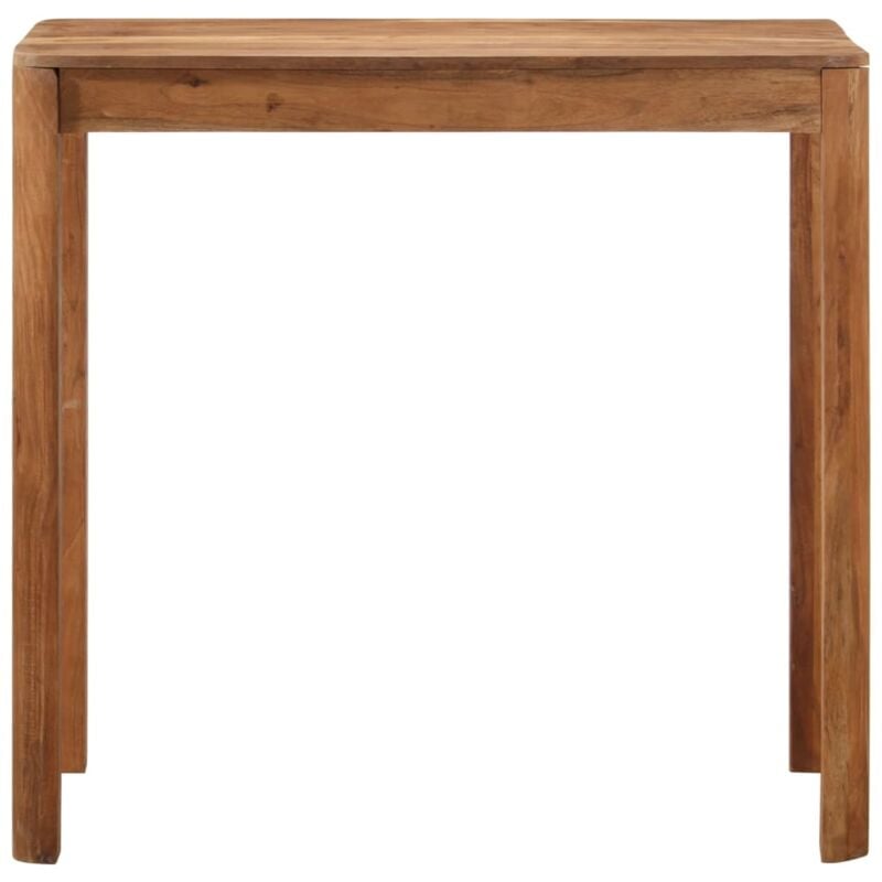 Table haute Table de bar - Mange-Debout Bois massif d'acacia avec finition 110x55x106 cm BV370104 - Brun