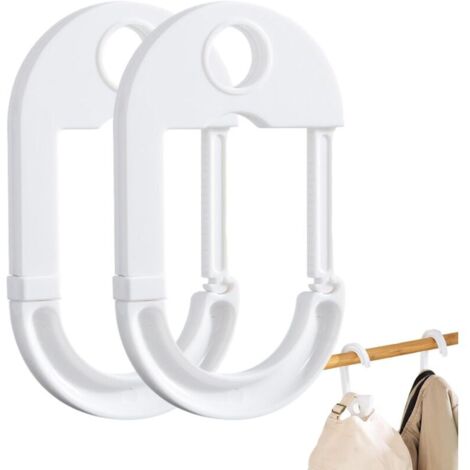 Table Hook, Bag Hook for Office - Portable Desk Hook - Handbag Hook, Backpack Hangers for Table, 2 Backpack Table Hooks with Design