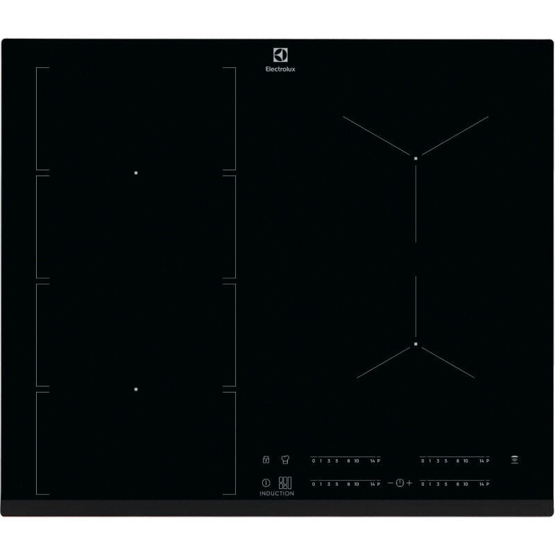Electrolux - Plaque induction 11700W 59cm, eiv 654