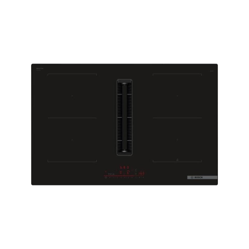 Bosch - Table induction Aspirante SER6 - PVQ811H26E Noir - 4-foyers - Home Connect - L802xP522 mm