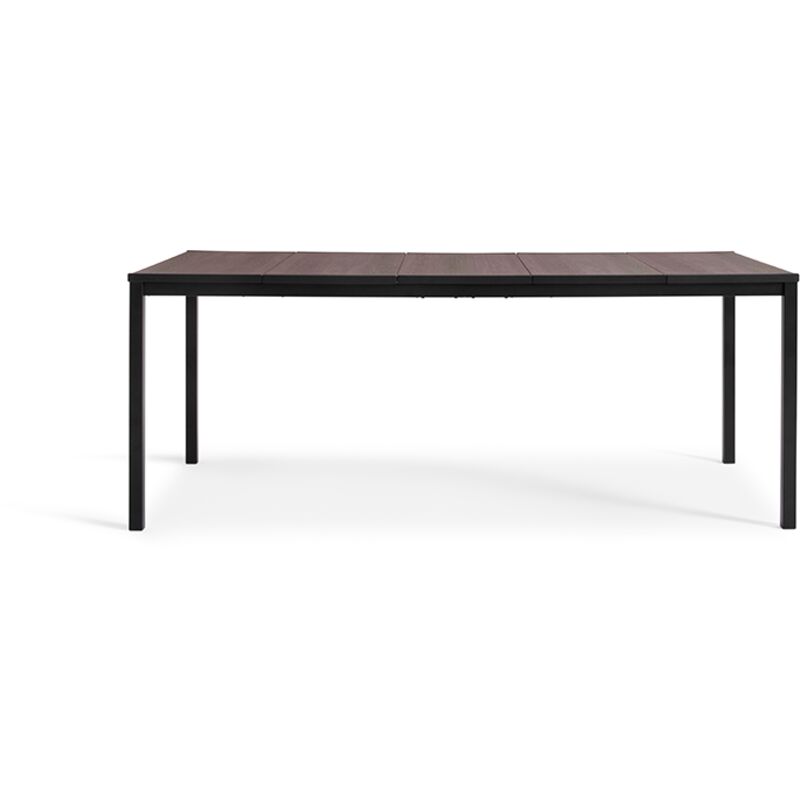 Table à manger de jardin signature porto 160cm - Marron aspect noyer - Keter