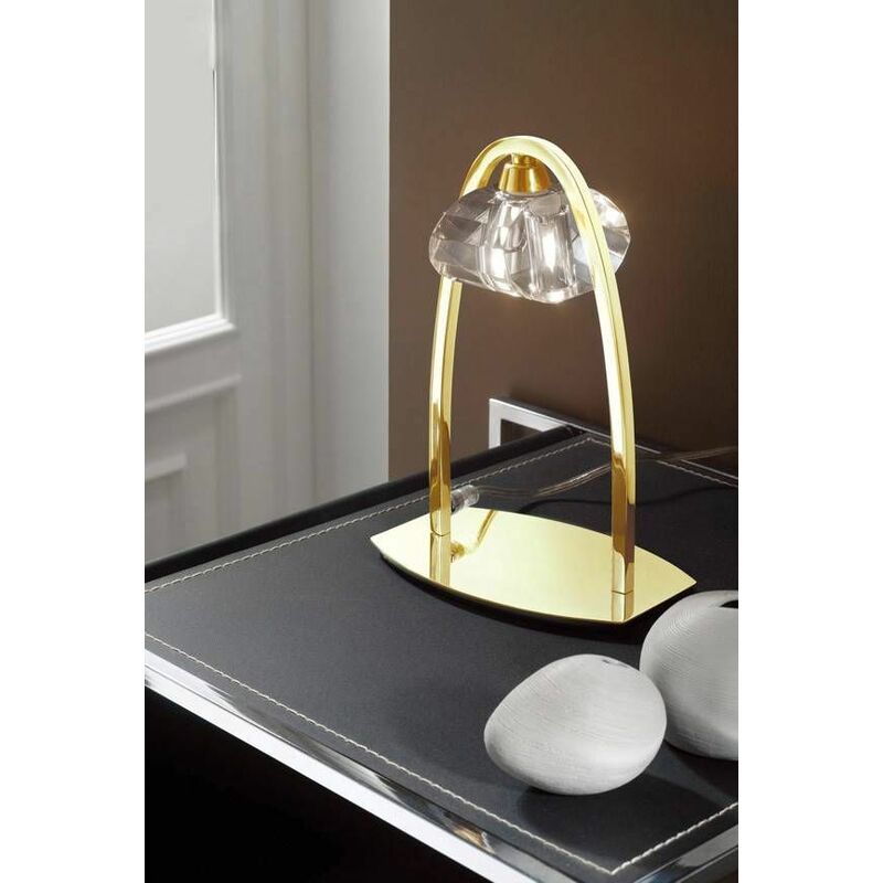 Table Lamp Alfa 1 Bulb G9, gold