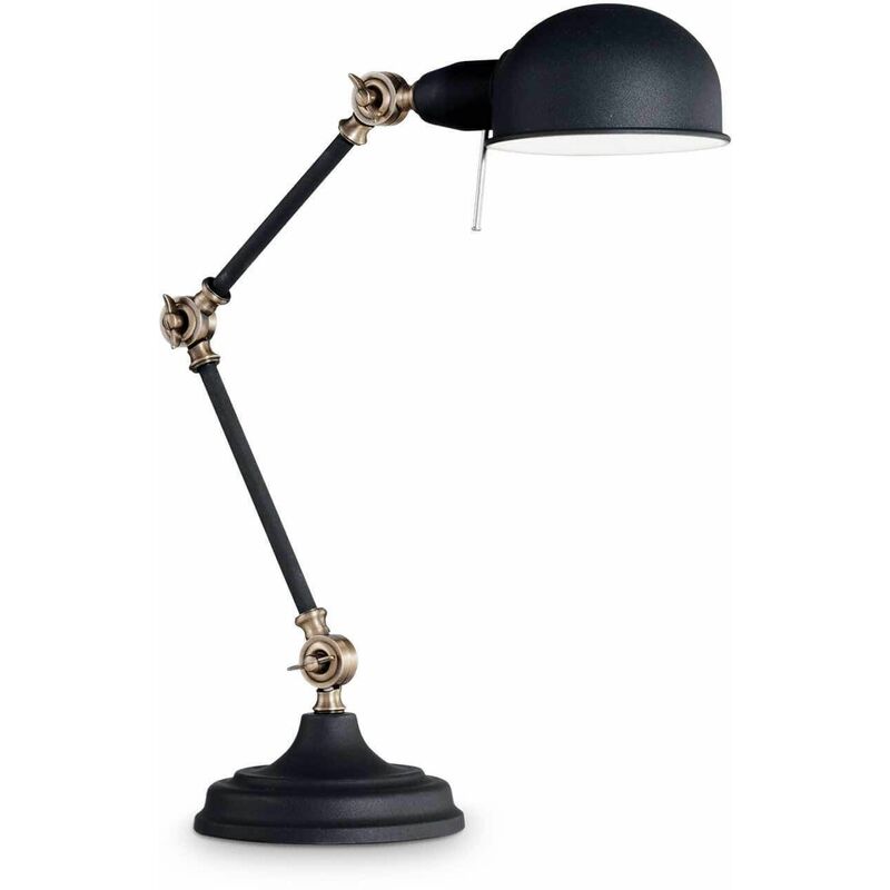 01-ideal Lux - Table lamp Black TRUMAN 1 bulb