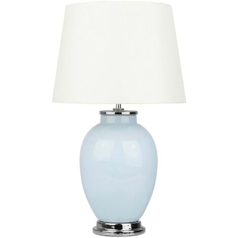 Table Lamp BRENTA Ceramic Light Blue