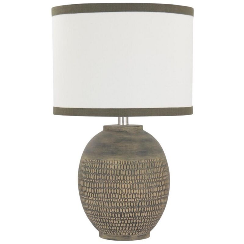 Table Lamp - Ceramic - L28 x W28 x H24 cm - Brown