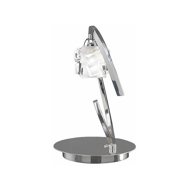 Diyas - Inspired Mantra - Ice - Table Lamp 1 Light G9 eco, Polished Chrome