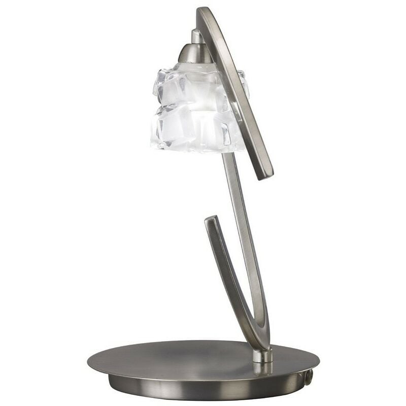 Inspired Mantra - Ice - Table Lamp 1 Light G9 eco, Satin Nickel