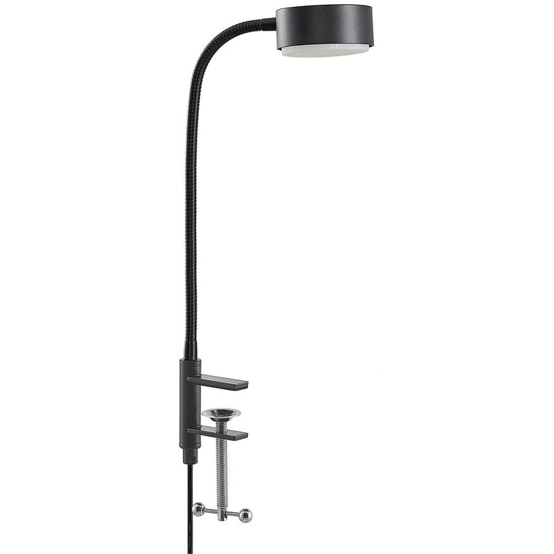 Lindby - Table Lamp Kaylou (modern) in Black made of Metal for e.g. Living Room & Dining Room (1 light source, GX53) from matt black