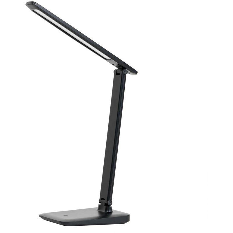 Lindby - Table Lamp Leontina (incl. touch dimmer) dimmable (modern) in Black made of Plastic for e.g. Office & Workroom (1 light source,) from black