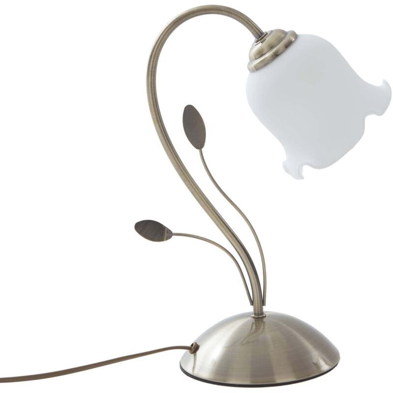 Lindby Table Lamp 'matea' Made Of Glass For Living Room & Dining Room