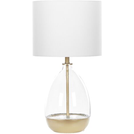 Table Lamp OKARI Glass White