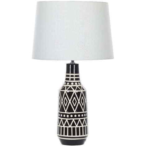 Table Lamp SHEBELLE Ceramic Black