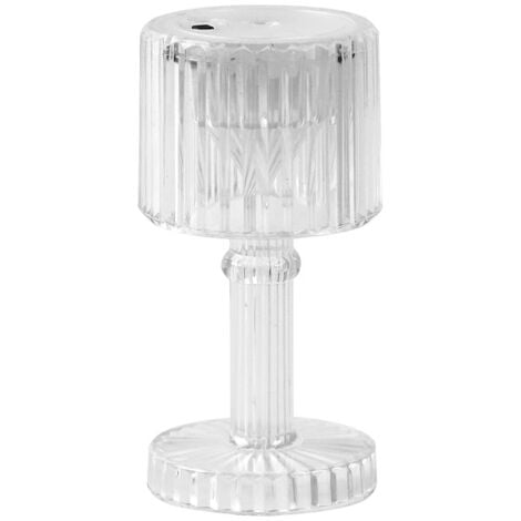 table lamp-small transparent-8.5cmx4cm mini small straight table lamp