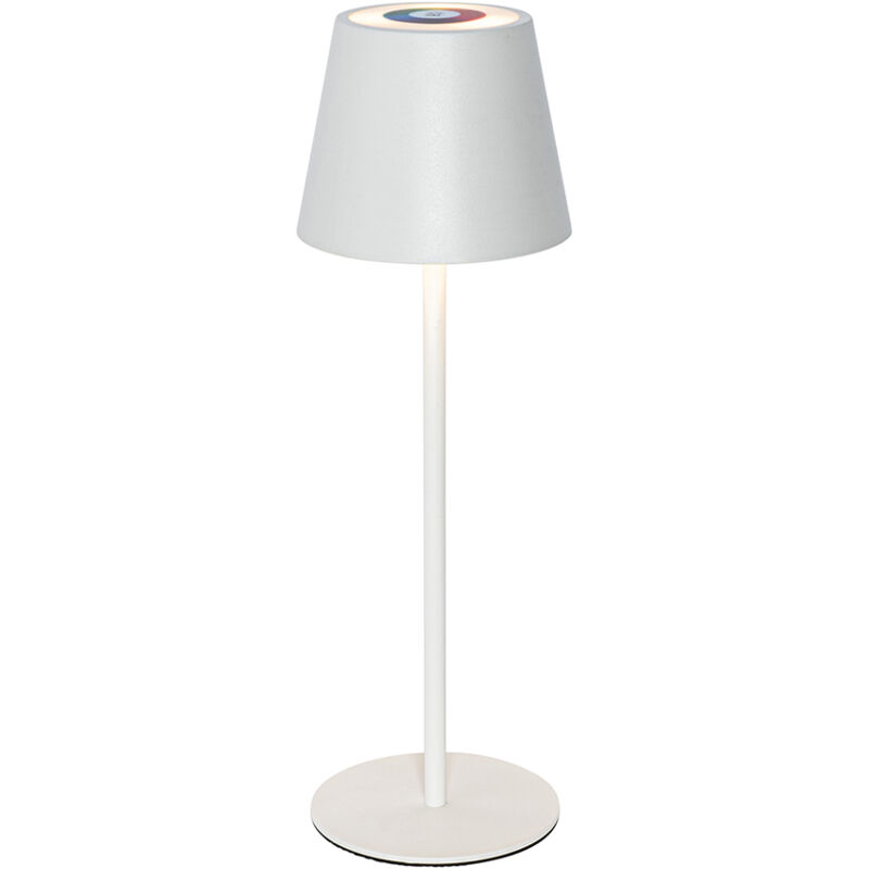 Image of Qazqa - Table Lamp White Incl.&hellip;